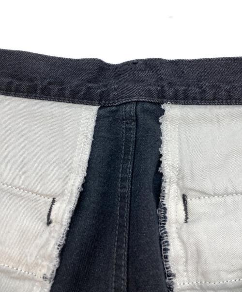 Graphpaper（グラフペーパー）Graphpaper (グラフペーパー) Selvage Denim Two Tuck Pants ブラック サイズ:１の古着・服飾アイテム