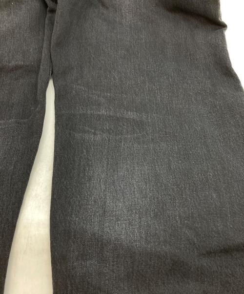 Graphpaper（グラフペーパー）Graphpaper (グラフペーパー) Selvage Denim Two Tuck Pants ブラック サイズ:１の古着・服飾アイテム
