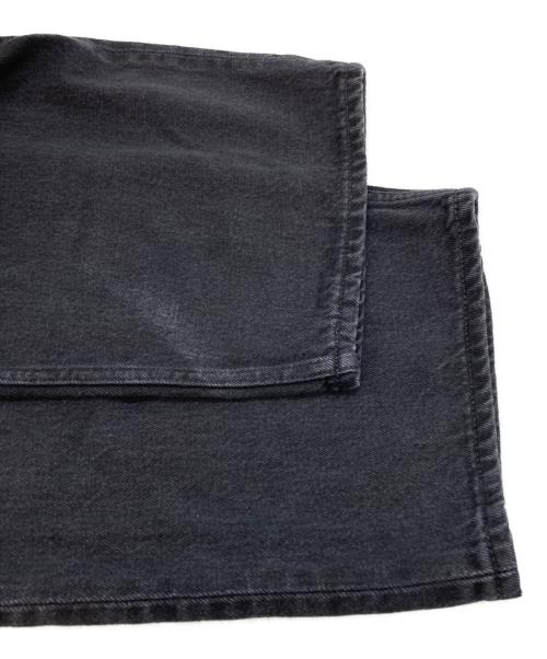 Graphpaper（グラフペーパー）Graphpaper (グラフペーパー) Selvage Denim Two Tuck Pants ブラック サイズ:１の古着・服飾アイテム