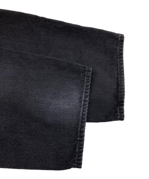 Graphpaper（グラフペーパー）Graphpaper (グラフペーパー) Selvage Denim Two Tuck Pants ブラック サイズ:１の古着・服飾アイテム