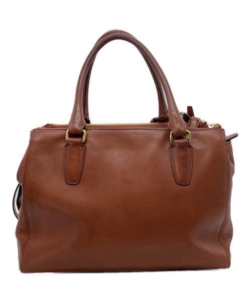 COACH（コーチ）COACH (コーチ) レガシー ハーパー トリプル ジップ サッチェル ブラウンの古着・服飾アイテム