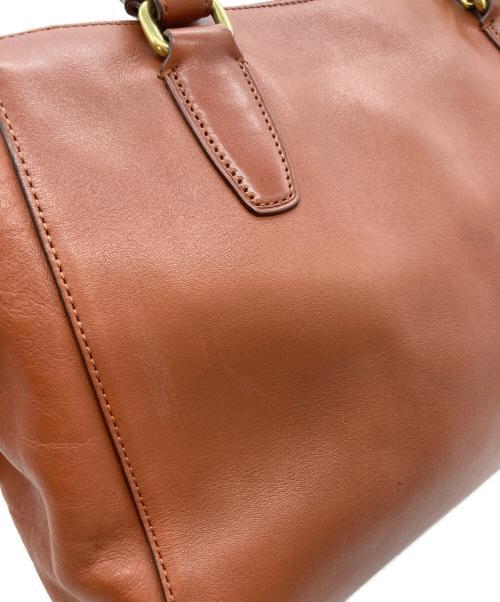 COACH（コーチ）COACH (コーチ) レガシー ハーパー トリプル ジップ サッチェル ブラウンの古着・服飾アイテム