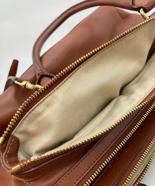 COACH（コーチ）COACH (コーチ) レガシー ハーパー トリプル ジップ サッチェル ブラウンの古着・服飾アイテム