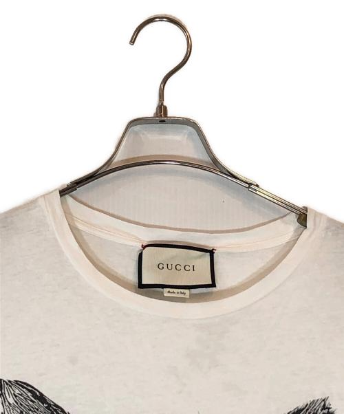 GUCCI（グッチ）GUCCI (グッチ) プリントTシャツ ホワイト サイズ:Mの古着・服飾アイテム