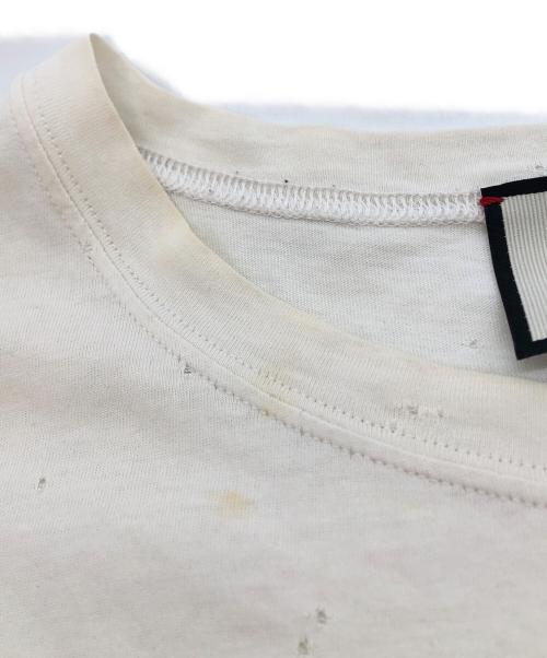 GUCCI（グッチ）GUCCI (グッチ) アイリス アップリケ付きTシャツ ホワイト サイズ:Mの古着・服飾アイテム
