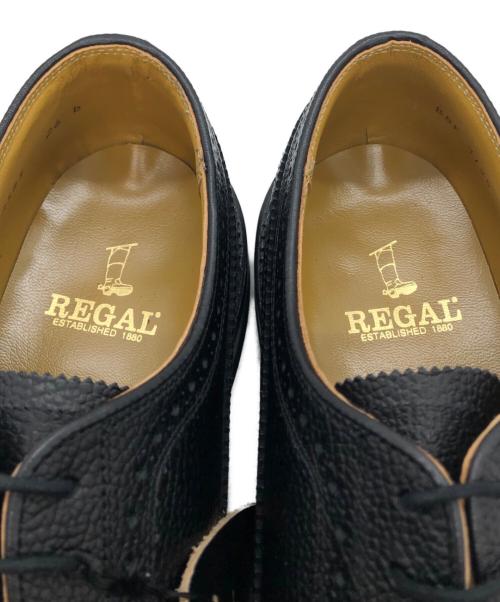 REGAL（リーガル）REGAL (リーガル) ウィングチップシューズ ブラック サイズ:26EEの古着・服飾アイテム
