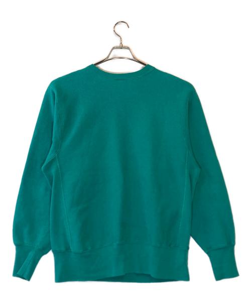 Champion（チャンピオン）Champion (チャンピオン) クールネックスウェット グリーン サイズ:LARGEの古着・服飾アイテム