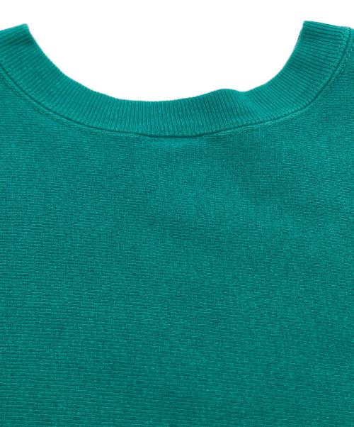 Champion（チャンピオン）Champion (チャンピオン) クールネックスウェット グリーン サイズ:LARGEの古着・服飾アイテム