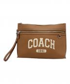 COACHコーチ）の古着「キャリーオール ポーチ」｜ブラウン