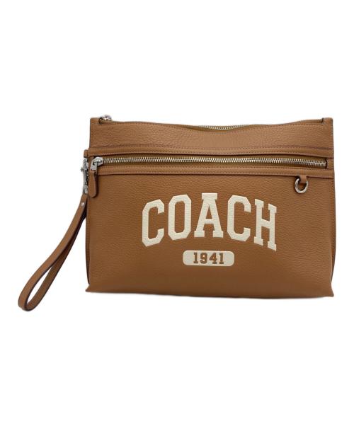COACH（コーチ）COACH (コーチ) キャリーオール ポーチ ブラウンの古着・服飾アイテム