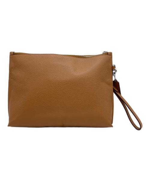 COACH（コーチ）COACH (コーチ) キャリーオール ポーチ ブラウンの古着・服飾アイテム