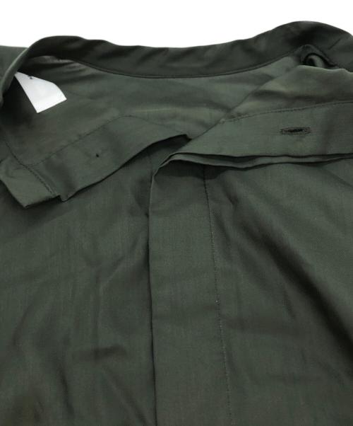 TOGA PULLA（トーガ プルラ）TOGA PULLA (トーガ プルラ) 切替ブラウス グリーン サイズ:36の古着・服飾アイテム