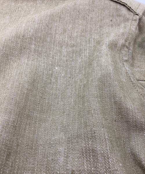 MILITARY（ミリタリー）MILITARY (ミリタリー) GREEN DENIM JACKET カーキ サイズ:SIZE 8の古着・服飾アイテム