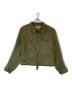 MILITARY（ミリタリー）の古着「GREEN DENIM JACKET」｜カーキ