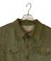 MILITARY (ミリタリー) GREEN DENIM JACKET カーキ サイズ:SIZE 8：20000円