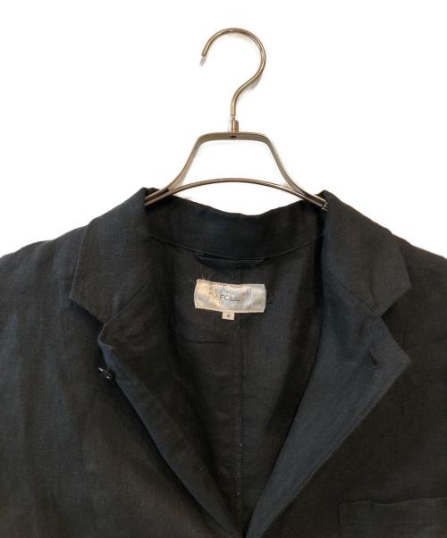 FOLL（フォル）FOLL (フォル) black washed daily jacket ブラック サイズ:SIZE 2の古着・服飾アイテム