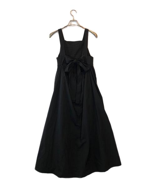 THE SHINZONE（ザ シンゾーン）THE SHINZONE (ザ シンゾーン) APRON DRESS ブラック サイズ:34の古着・服飾アイテム