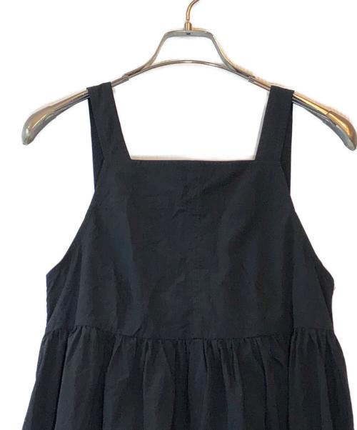 THE SHINZONE（ザ シンゾーン）THE SHINZONE (ザ シンゾーン) APRON DRESS ブラック サイズ:34の古着・服飾アイテム