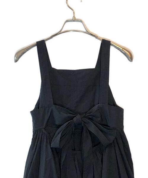THE SHINZONE（ザ シンゾーン）THE SHINZONE (ザ シンゾーン) APRON DRESS ブラック サイズ:34の古着・服飾アイテム