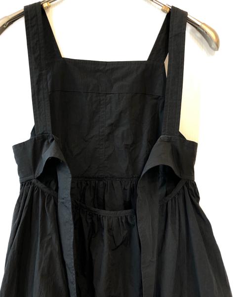 THE SHINZONE（ザ シンゾーン）THE SHINZONE (ザ シンゾーン) APRON DRESS ブラック サイズ:34の古着・服飾アイテム