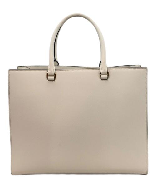 PRADA（プラダ）PRADA (プラダ) サフィアーノラクスバック ホワイトの古着・服飾アイテム