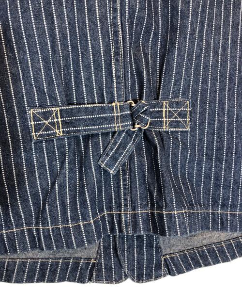 Schott（ショット）Schott (ショット) ヒッコリーベスト インディゴ サイズ:Mの古着・服飾アイテム