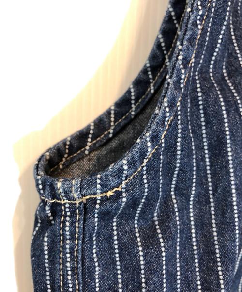 Schott（ショット）Schott (ショット) ヒッコリーベスト インディゴ サイズ:Mの古着・服飾アイテム