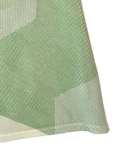 ISSEY MIYAKE（イッセイミヤケ）ISSEY MIYAKE (イッセイミヤケ) デザインプリーツワンピース グリーン サイズ:２の古着・服飾アイテム
