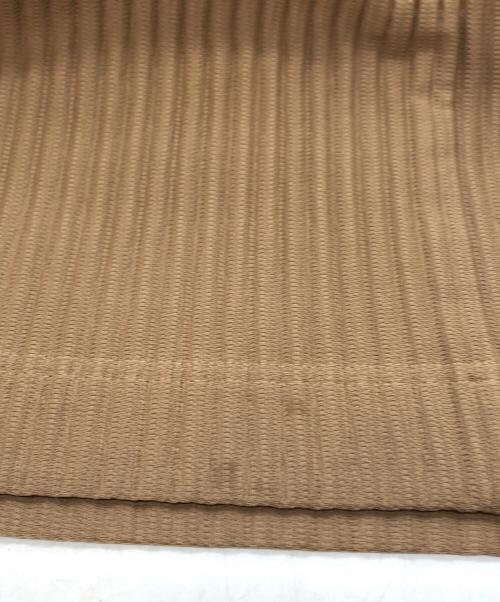 HOMME PLISSE ISSEY MIYAKE（オム プリッセ イッセイ ミヤケ）HOMME PLISSE ISSEY MIYAKE (オム プリッセ イッセイ ミヤケ) プリーツジャケット ブラウン サイズ:3の古着・服飾アイテム