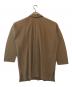 HOMME PLISSE ISSEY MIYAKE (オム プリッセ イッセイ ミヤケ) プリーツジャケット ブラウン サイズ:3：22000円
