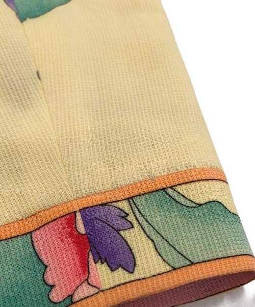 LEONARD PARIS（レオナール パリ）LEONARD PARIS (レオナール パリ) フラワープリントジャケット イエロー サイズ:9ARの古着・服飾アイテム