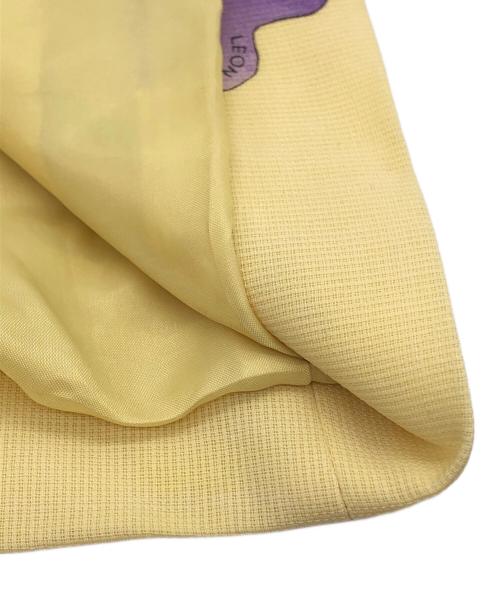 LEONARD PARIS（レオナール パリ）LEONARD PARIS (レオナール パリ) フラワープリントジャケット イエロー サイズ:9ARの古着・服飾アイテム