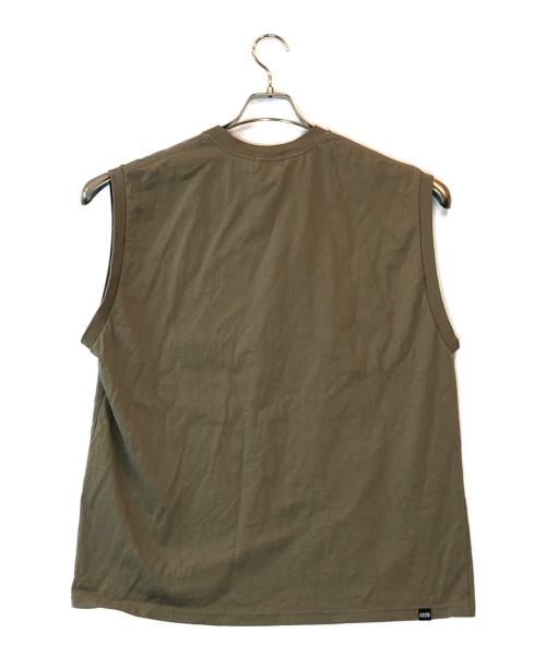 Hysteric Glamour（ヒステリックグラマー）Hysteric Glamour (ヒステリックグラマー) HYSTERIC IS HOT ノースリーブTシャツ カーキ サイズ:XL 未使用品の古着・服飾アイテム