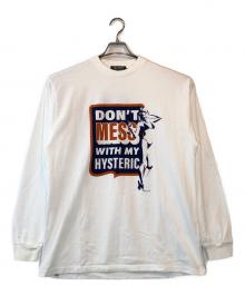 Hysteric Glamour（ヒステリックグラマー）の古着「DON’T MESS Tシャツ」｜ネイビー