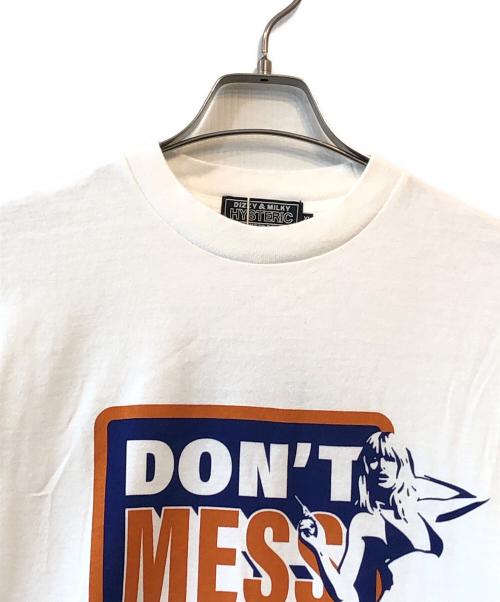 Hysteric Glamour（ヒステリックグラマー）Hysteric Glamour (ヒステリックグラマー) DON’T MESS Tシャツ ネイビー サイズ:XL 未使用品の古着・服飾アイテム