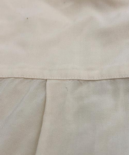 Fleetline（フリートライン）FLEETLINE (フリートライン) 刺繍入り半袖シャツ アイボリー サイズ:ｌの古着・服飾アイテム