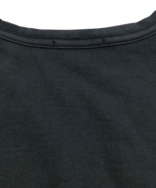 STONE ISLAND（ストーンアイランド）STONE ISLAND (ストーンアイランド) ロゴ スウェットシャツ ブラック サイズ:14の古着・服飾アイテム
