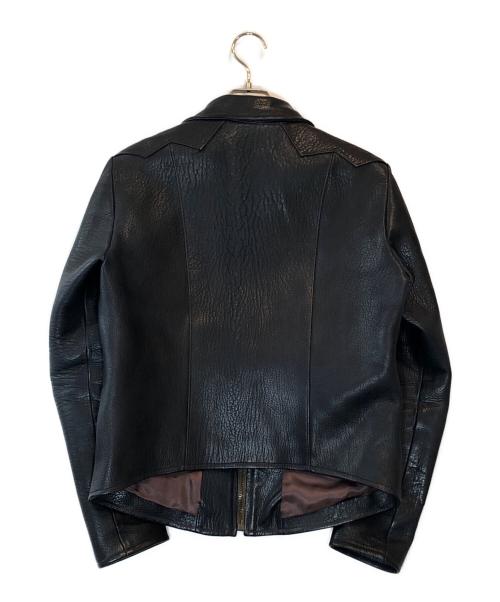 JELADO（ジェラード）JELADO (ジェラード) レザージャケット ネイビー サイズ:38の古着・服飾アイテム