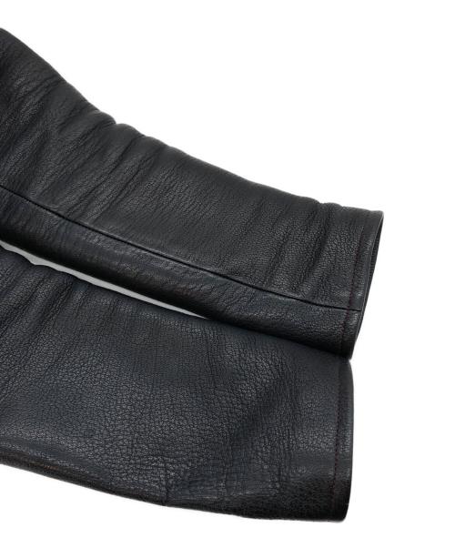 JELADO（ジェラード）JELADO (ジェラード) レザージャケット ネイビー サイズ:38の古着・服飾アイテム