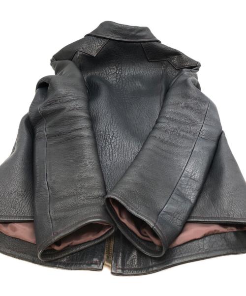 JELADO（ジェラード）JELADO (ジェラード) レザージャケット ネイビー サイズ:38の古着・服飾アイテム