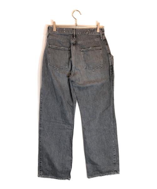upper hights（アッパーハイツ）upper hights (アッパーハイツ) 別注ハイライズデニムパンツ グレー サイズ:23の古着・服飾アイテム