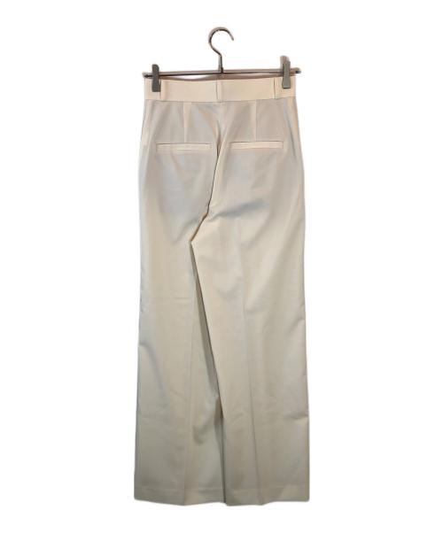 Noble（ノーブル）Noble (ノーブル) エステルツイルストレッチスラックスパンツ ホワイト サイズ:SIZE 36 未使用品の古着・服飾アイテム