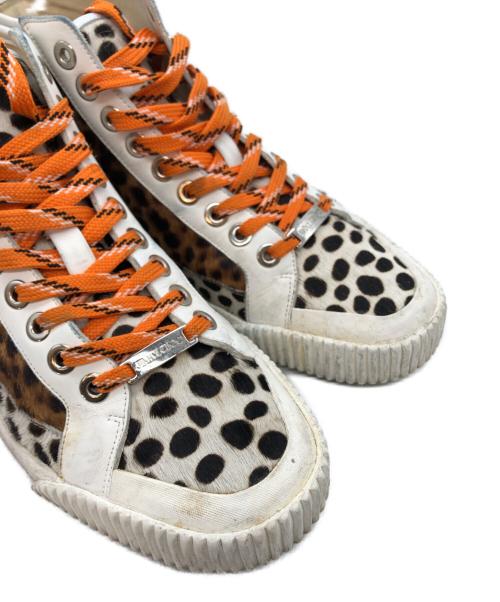 JIMMY CHOO（ジミーチュウ）JIMMY CHOO (ジミーチュウ) ハイカットスニーカー ブラウン サイズ:42の古着・服飾アイテム