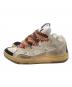 LANVIN (ランバン) LEATHER CURB Sneake グレー サイズ:EUR42：25000円