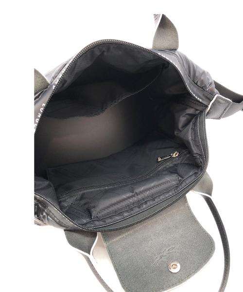 LONGCHAMP（ロンシャン）LONGCHAMP (ロンシャン) 2WAYナイロンパフショルダーバッグ ネイビーの古着・服飾アイテム