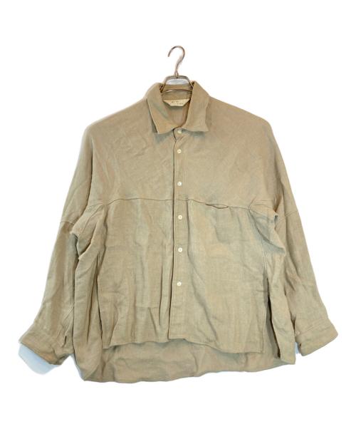 ANCELLM（アンセルム）ANCELLM (アンセルム) W/L KIMONO SHIRT ベージュ サイズ:1の古着・服飾アイテム