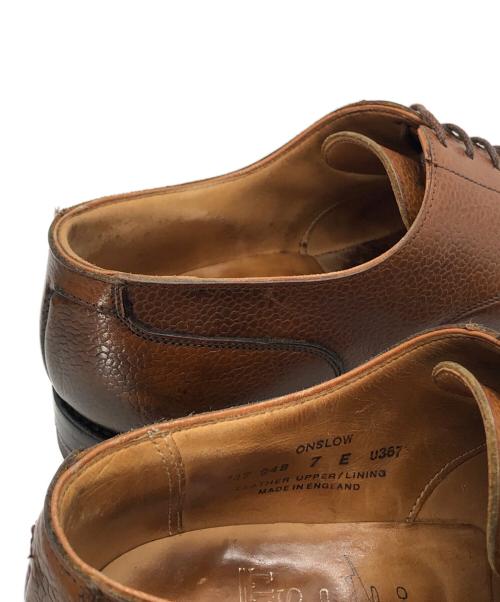 Crockett & Jones（クロケット＆ジョーンズ）Crockett & Jones (クロケット＆ジョーンズ) onslow ブラウン サイズ:7Eの古着・服飾アイテム