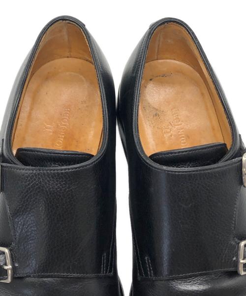 JOHN LOBB（ジョンロブ）JOHN LOBB (ジョンロブ) ダブルモンクシューズ ブラック サイズ:7EEの古着・服飾アイテム