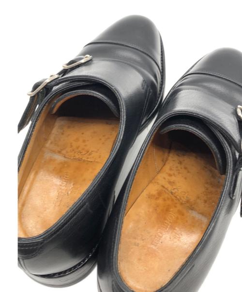 JOHN LOBB（ジョンロブ）JOHN LOBB (ジョンロブ) ダブルモンクシューズ ブラック サイズ:7EEの古着・服飾アイテム