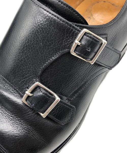 JOHN LOBB（ジョンロブ）JOHN LOBB (ジョンロブ) ダブルモンクシューズ ブラック サイズ:7EEの古着・服飾アイテム